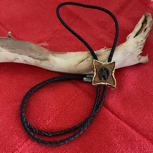 Western Horseshoe, Horsehead Bolo Tie.